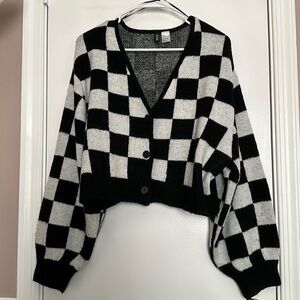 Medium H&M cropped cardigan
